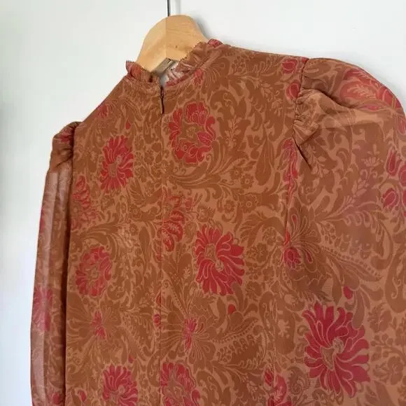 Aritzia Swept Puff-sleeve mini dress - Picture 7 of 13